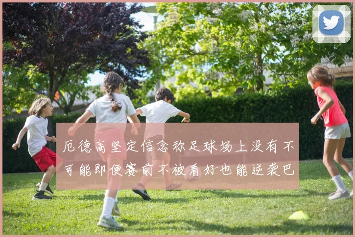 厄德高坚定信念称足球场上没有不可能即便赛前不被看好也能逆袭巴西